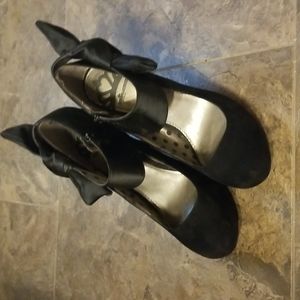 Fergalicious black heels